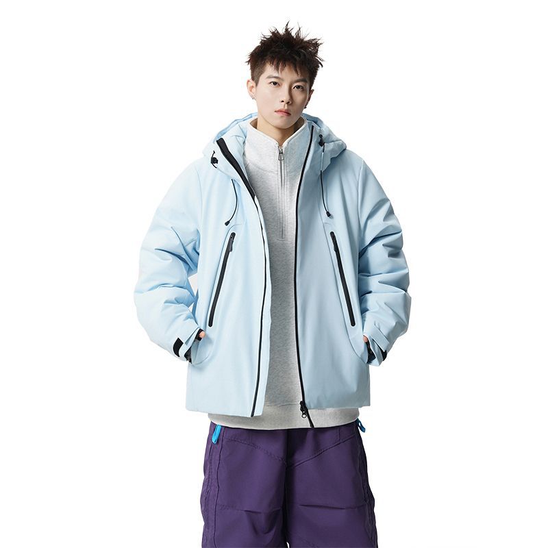 Men's padded, water-repellent tech outdoor jacket with hood Chichicherry