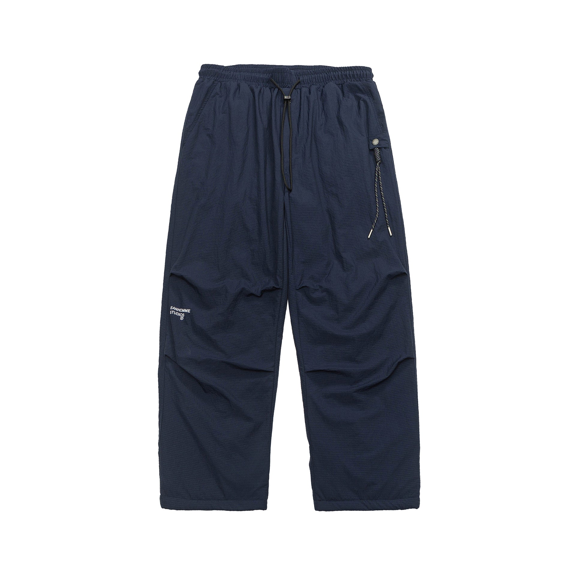 Men's Lightweight Ripstop Cargo Pants with Elastic Waistband and Utility Pocket Chichicherry