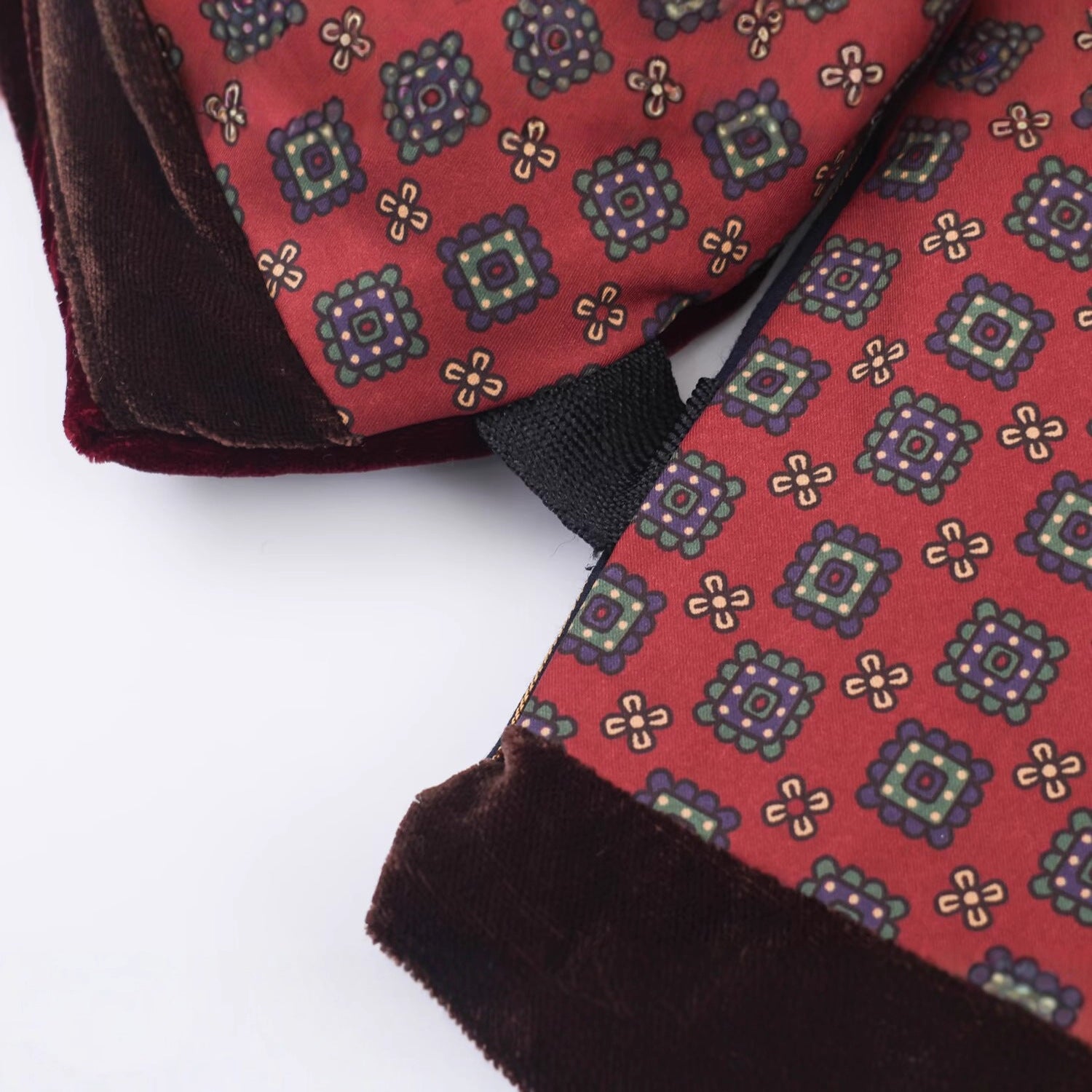 Women's Quilted Patchwork Vest with Voluminous Shawl Collar Chichicherry