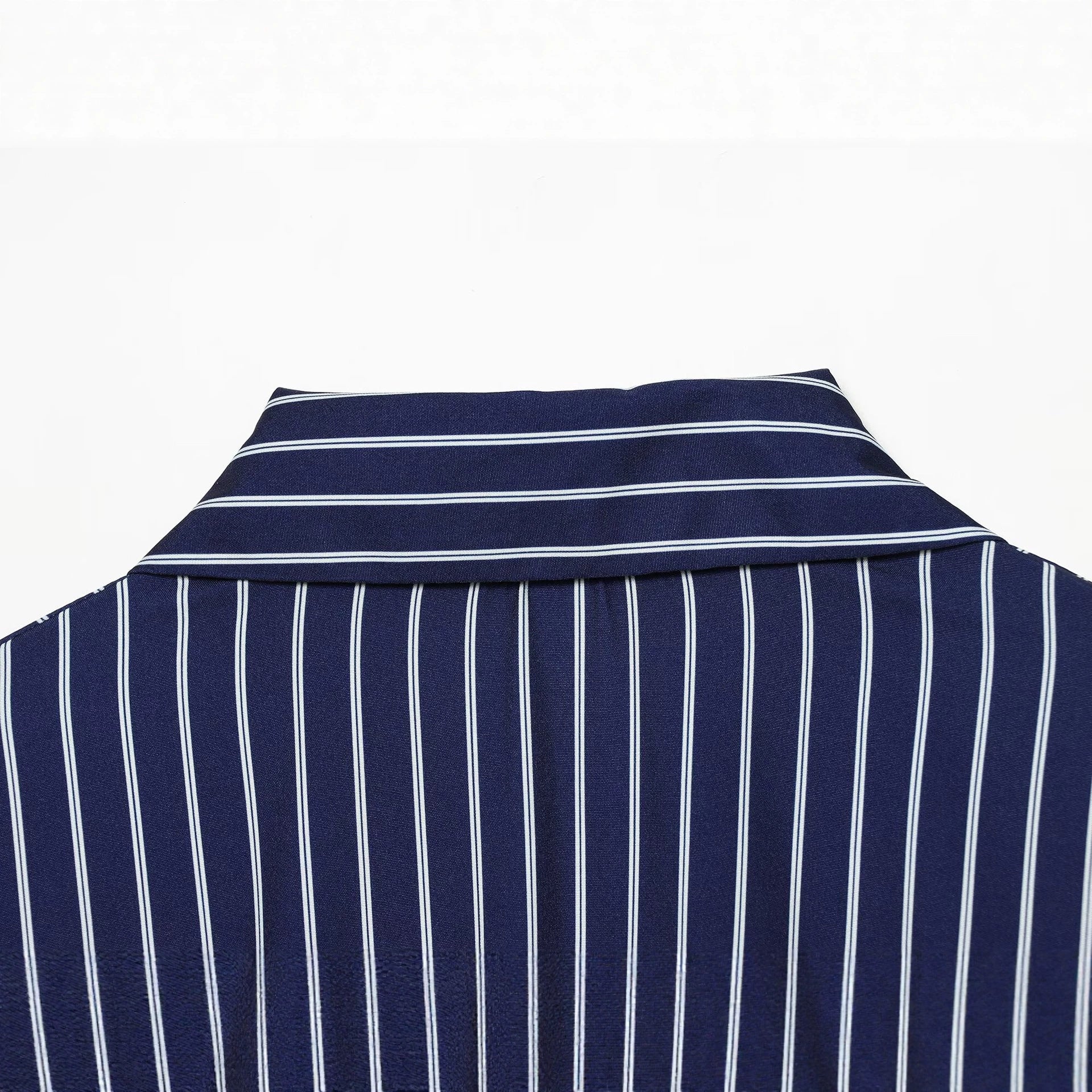 Women's shirt dress with waist belt and contrasting cuffs Chichicherry
