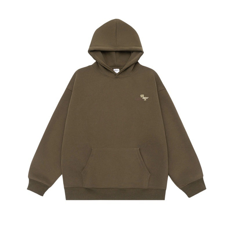Unisex Oversized Hoodie made of heavy French Terry with kangaroo pocket and subtle chest embroidery Chichicherry
