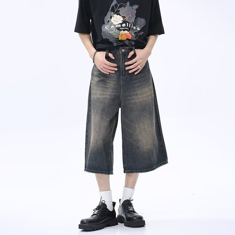 Unisex Fashion Wide Jeans Chichicherry