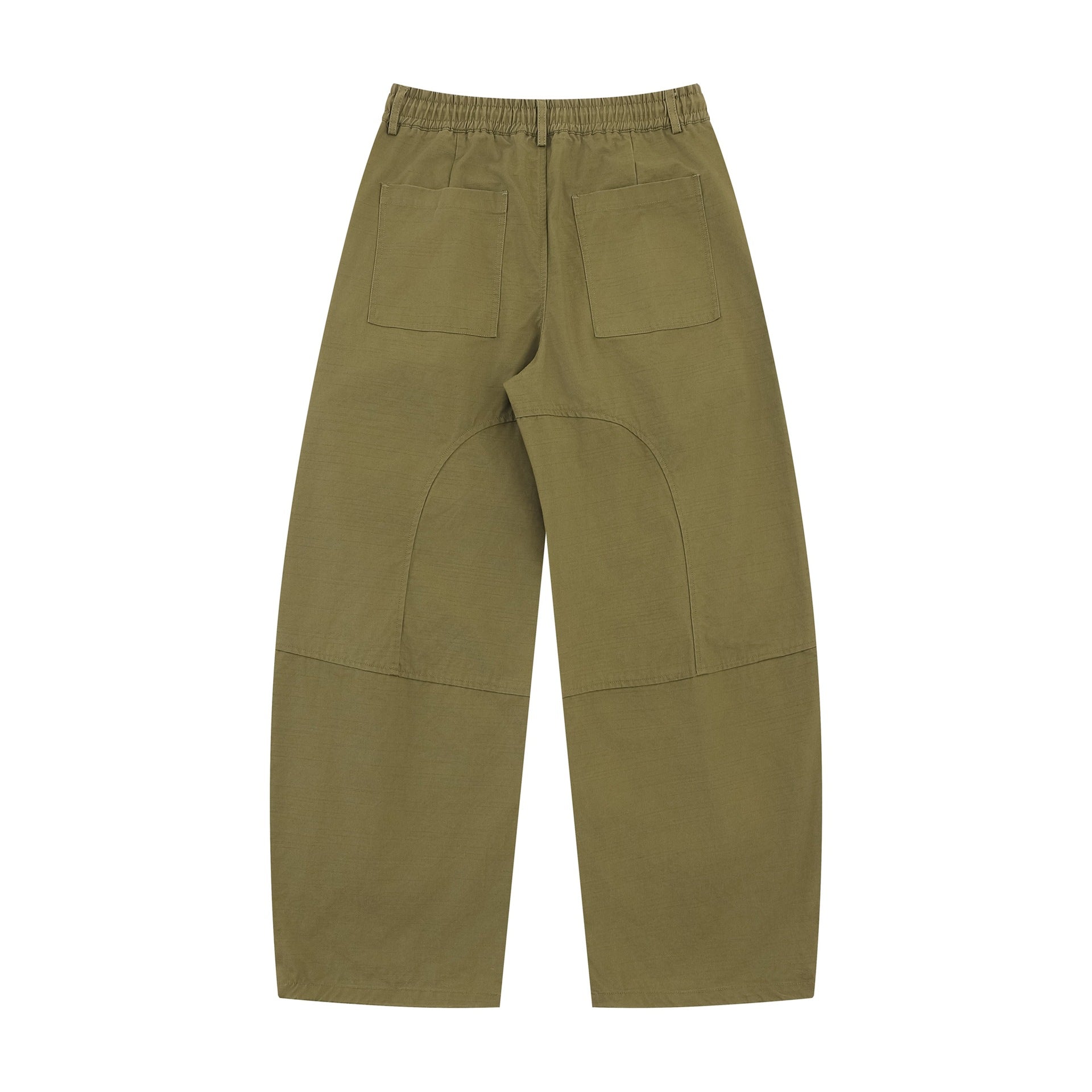 Women's Wide Cargo Culotte with Elastic Waistband and Large Flap Pockets Chichicherry