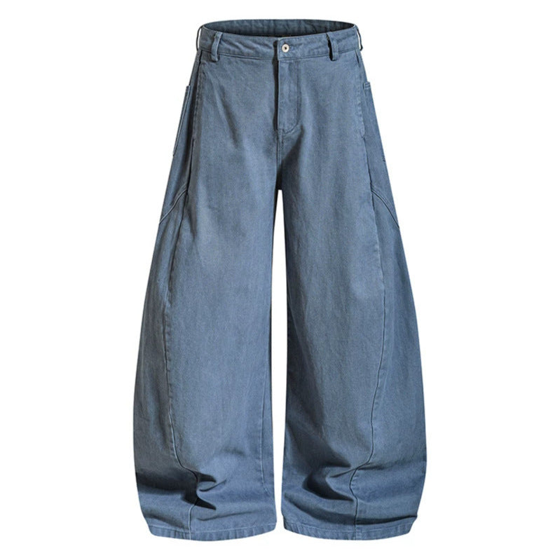 Women wide high-cut jeans culotte in balloon cut Chichicherry