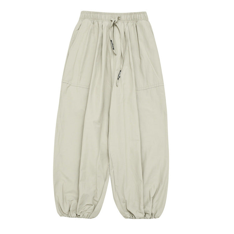 Unisex balloon pants with drawstring, elastic cuffs and relaxed fit Chichicherry