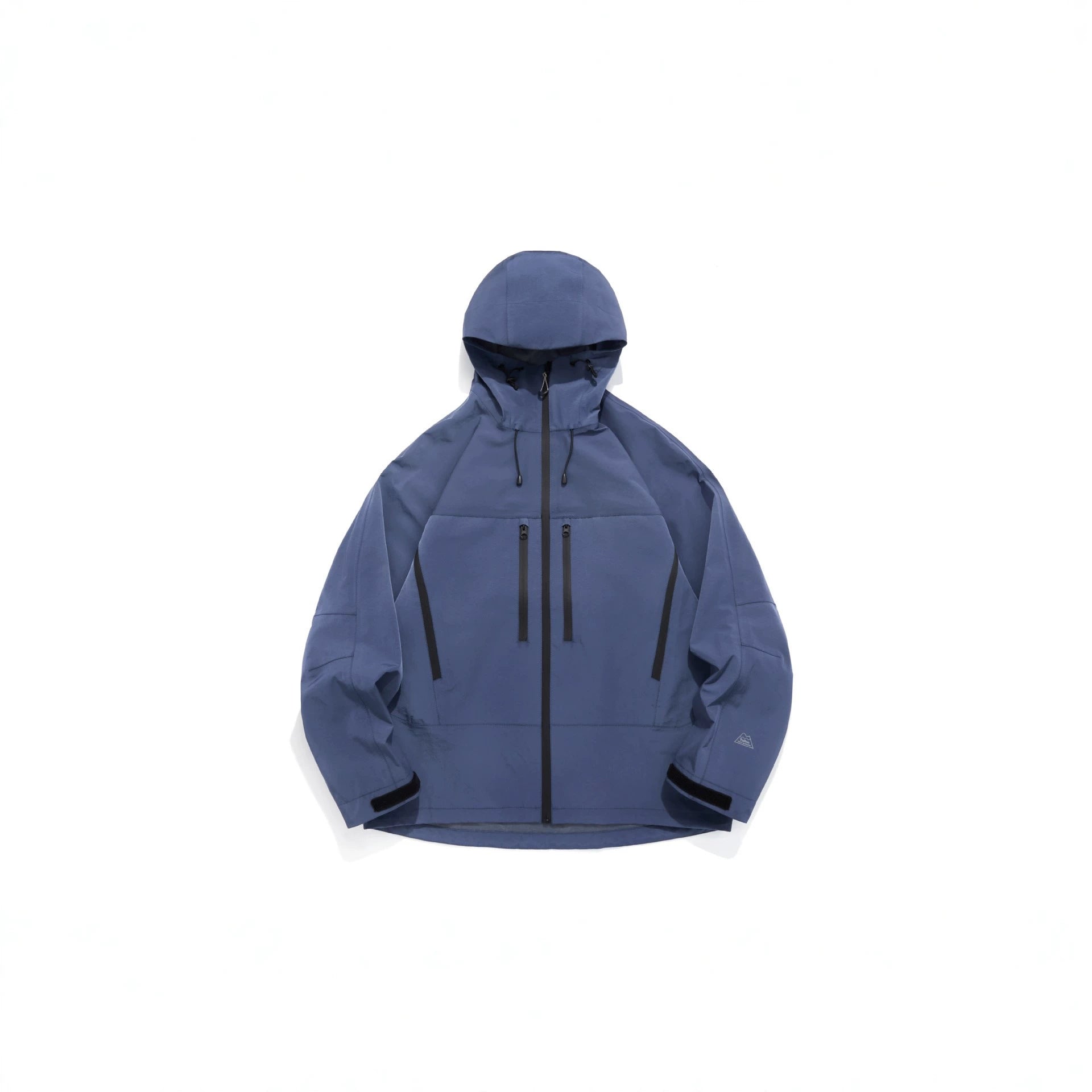 Unisex Technical Hooded Outdoor Jacket with Taped Zippers Chichicherry
