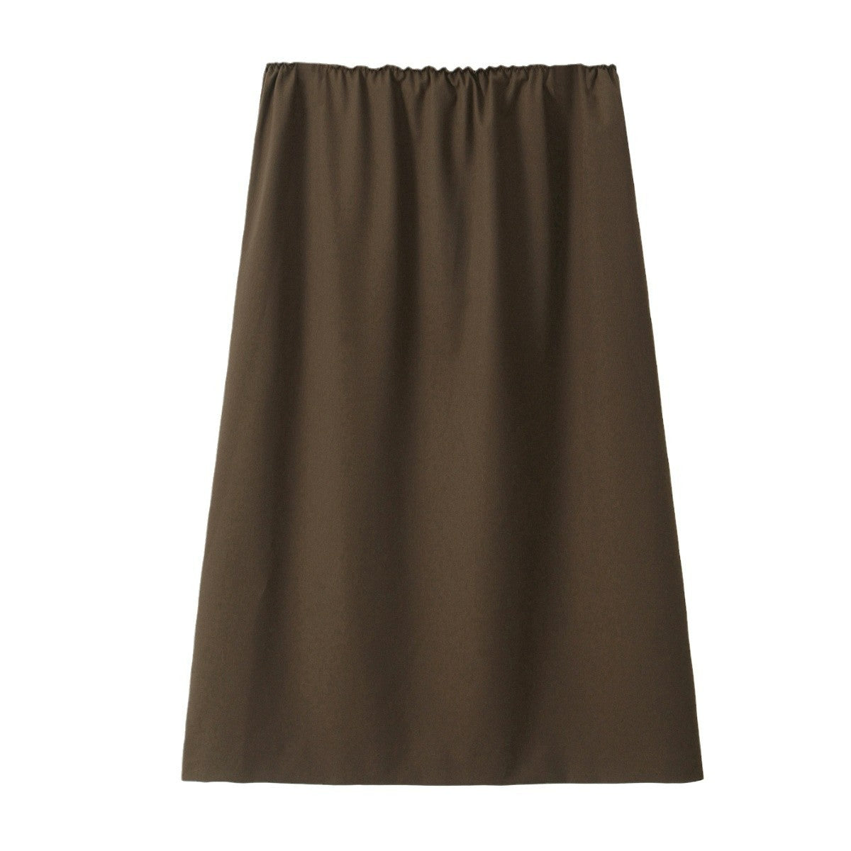 Women A-line midi skirt with elastic waistband and flowing silhouette Chichicherry