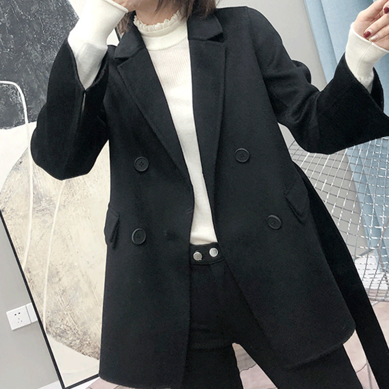 Women timeless, double blazer with belt Chichicherry