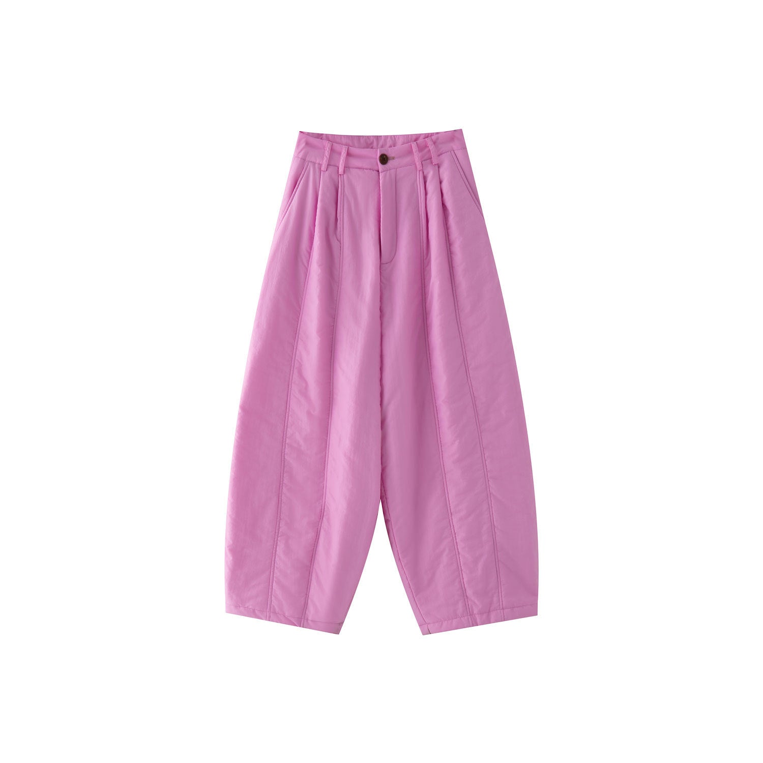 Ladies Padded High-Waist Palazzo Pants in Balloon-Cut Chichicherry