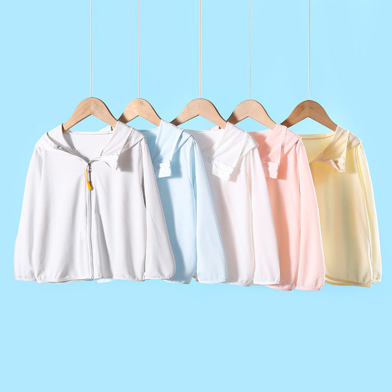 Unisex nan lightweight UV protection hoodie with full zip and breathable mesh lining Chichicherry