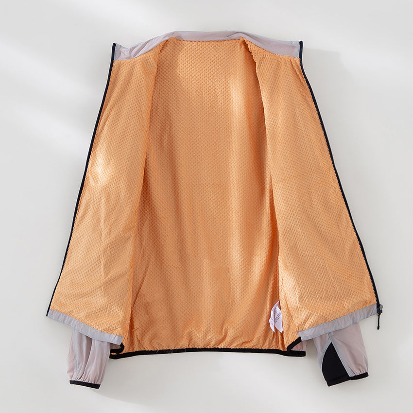 Men's Ultralight Functional Jacket with Stand Collar, Chest Pocket and Concealed Zipper Chichicherry