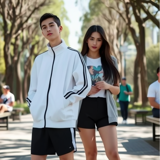 Men's Athletic Training Jacket with High Collar Chichicherry