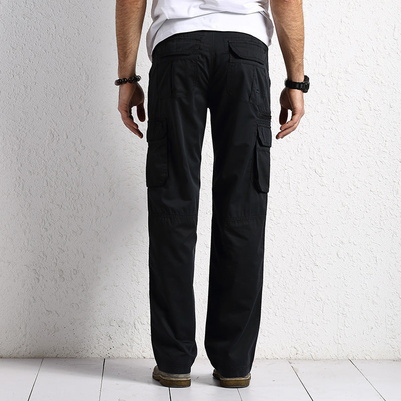 Men's Cargo Pants with Multi-Function Pockets, Durable Canvas and Ergonomic Cut Chichicherry