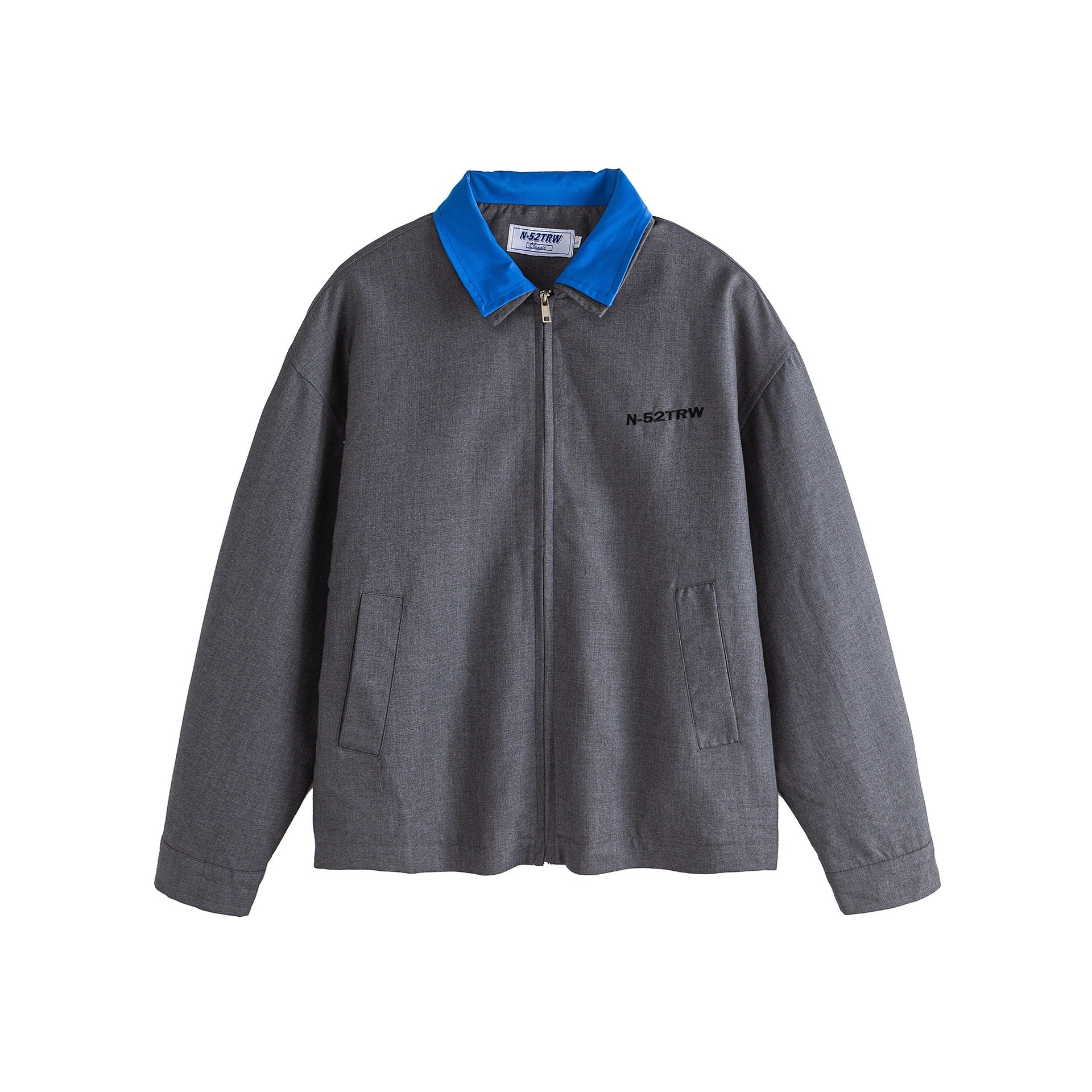 Men's Oversize Worker Jacket with Contrast Collar Chichicherry