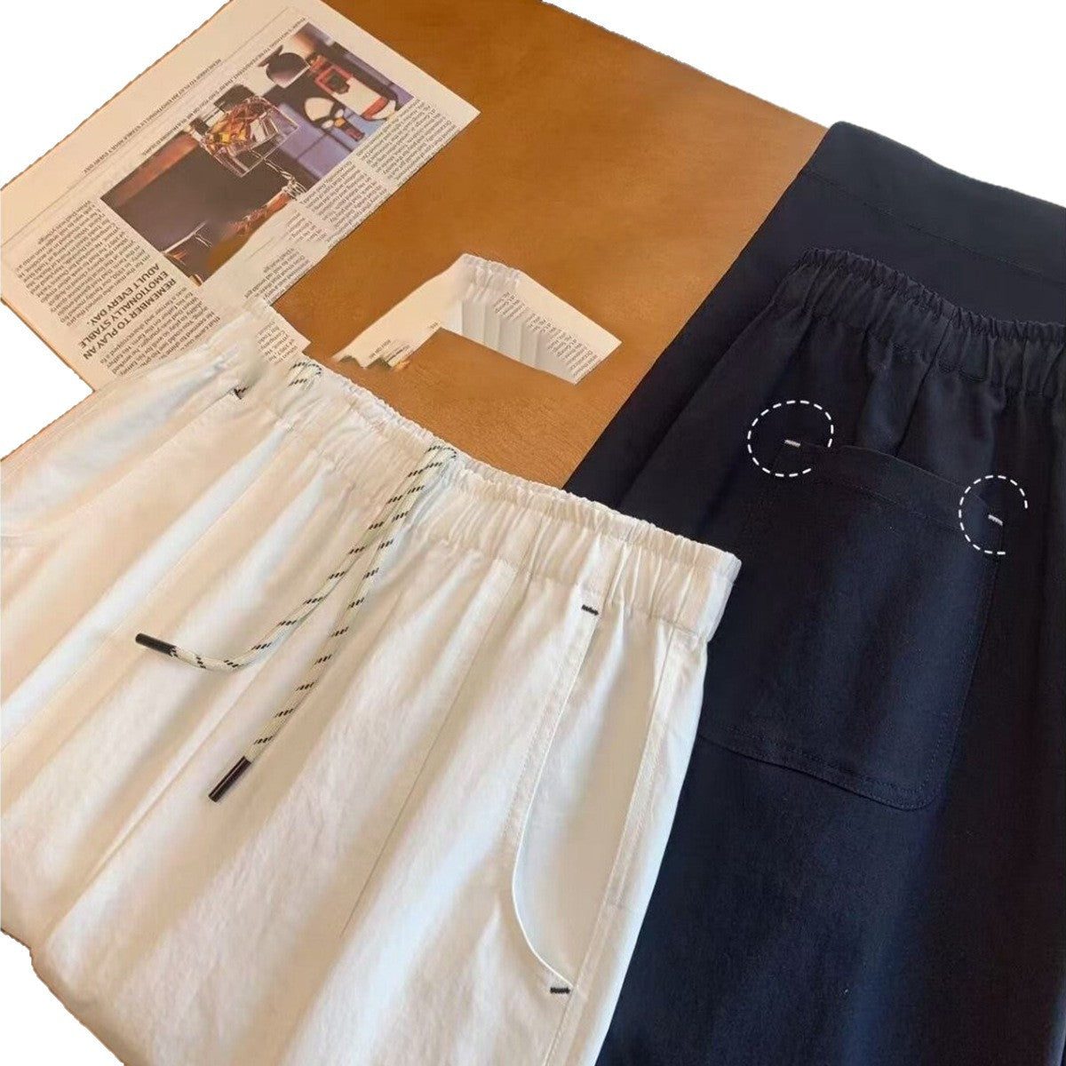 Women's Elegant and Comfortable Pleated Trousers Drune
