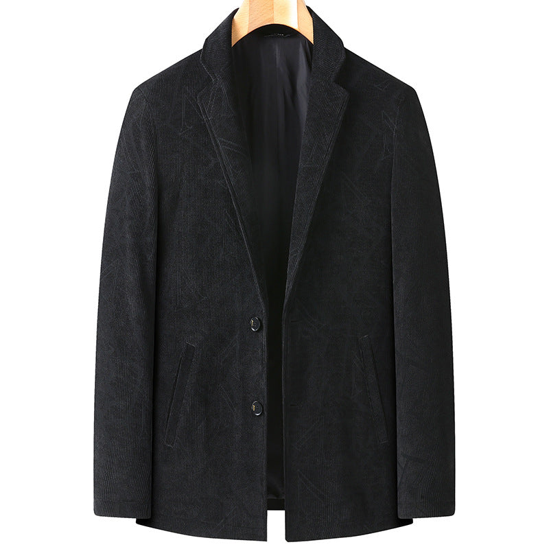 Men's Slim Structure Blazer made of Wool Blend with Light Lining Chichicherry