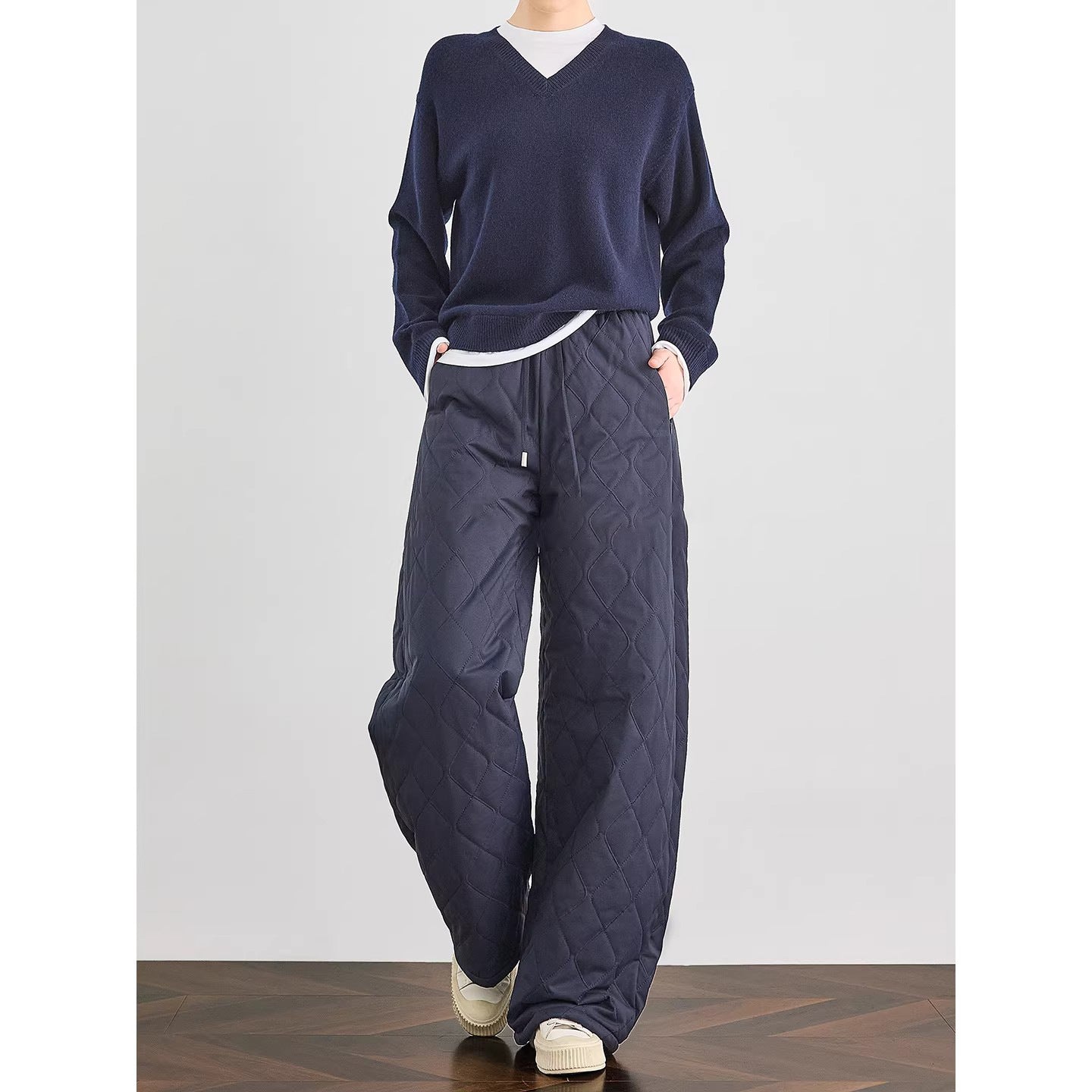 Women's Comfortable and Elegant Quilted Pants Chichicherry