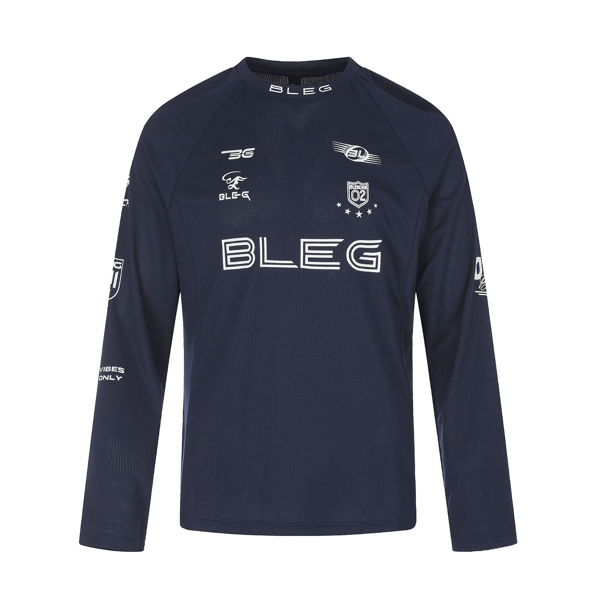 Unisex Lightweight Functional Long Sleeve Shirt with Raglan Sleeves and Breathable Waffle Texture Chichicherry