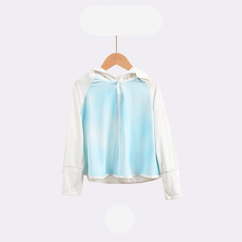 Children's UV protection jacket with hood and breathable properties Chichicherry