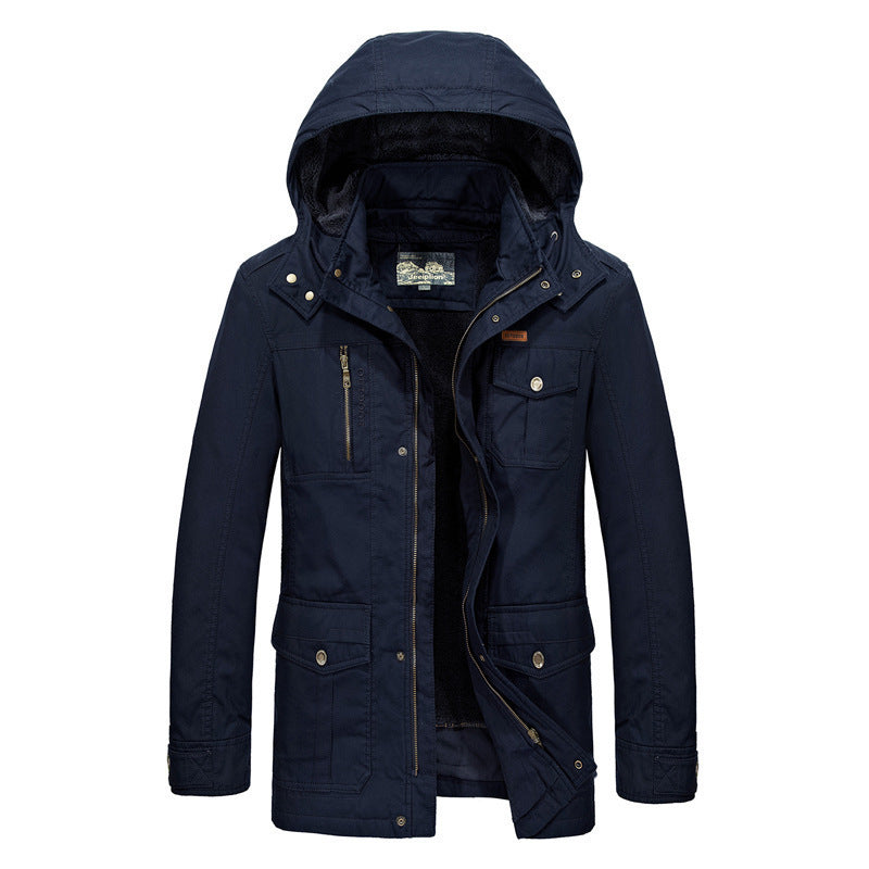 Men's field parka with teddy lining and adjustable hood Chichicherry