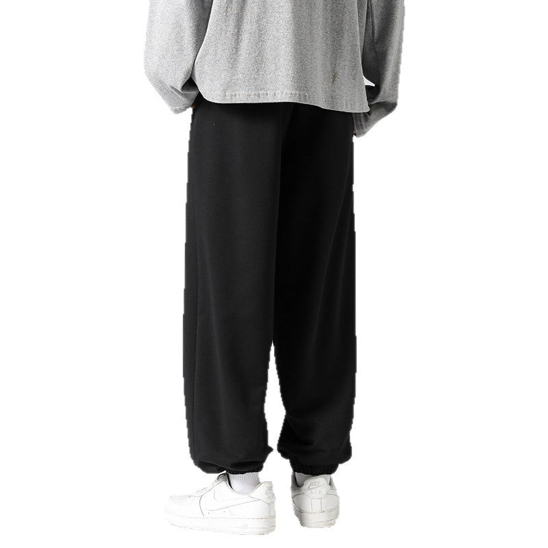 Men's Oversize Jogging Pants with Low Waist, Tapered Leg & Extra Long Cords Chichicherry