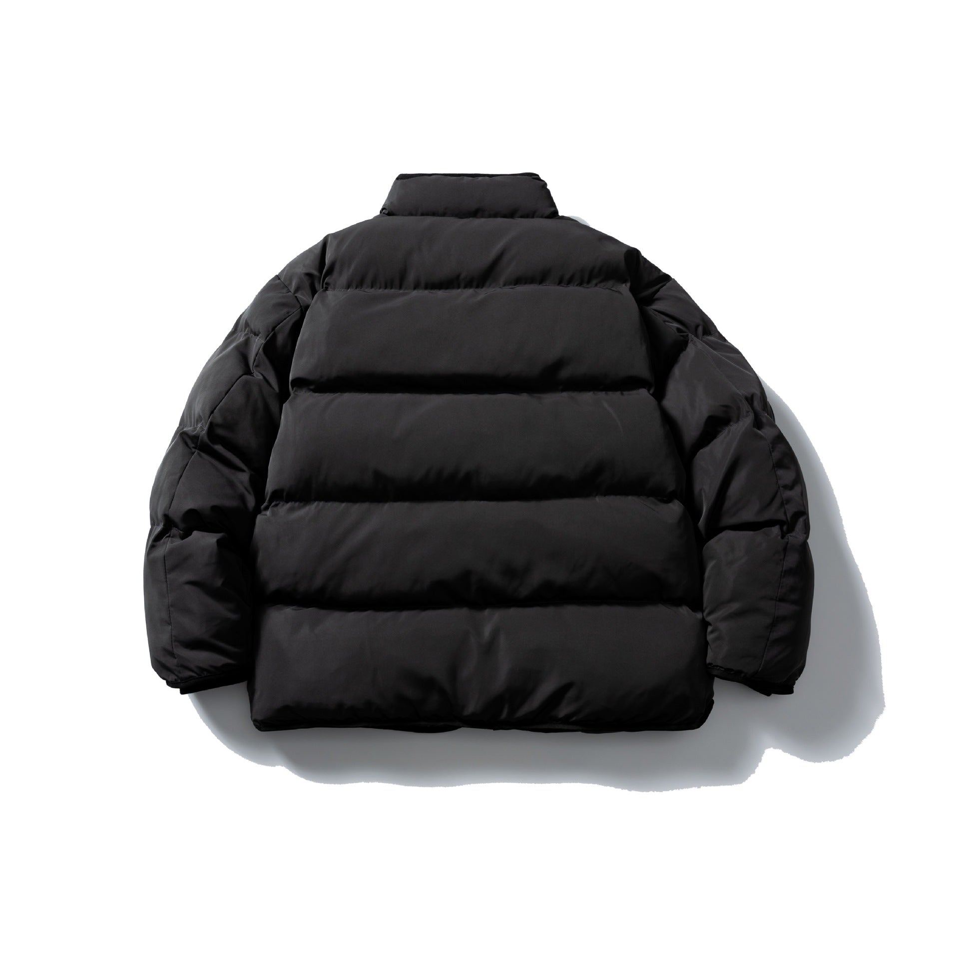 Men's Padded Boxy Jacket with Knot Toggle and Minimalist Outer Shell Chichicherry
