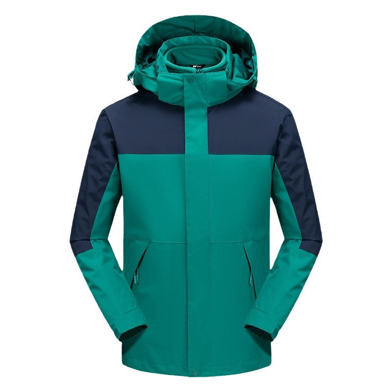 Men's Urban Softshell Outdoor Jacket with high-closing collar, welded membrane, and concealed zippers Chichicherry