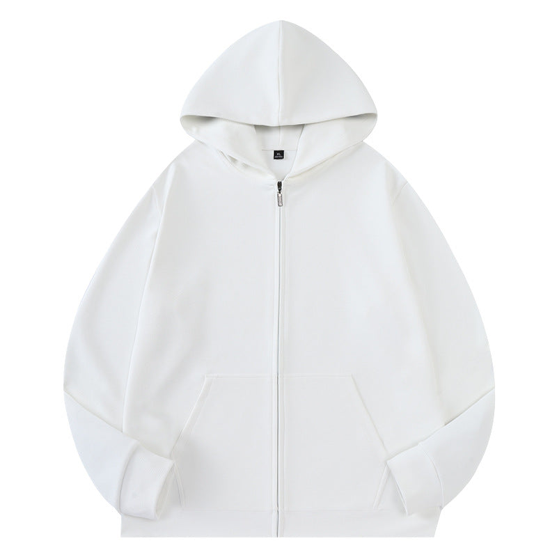 Unisex Oversize Hooded Zip Jacket made of French Terry with concealed seam construction Chichicherry