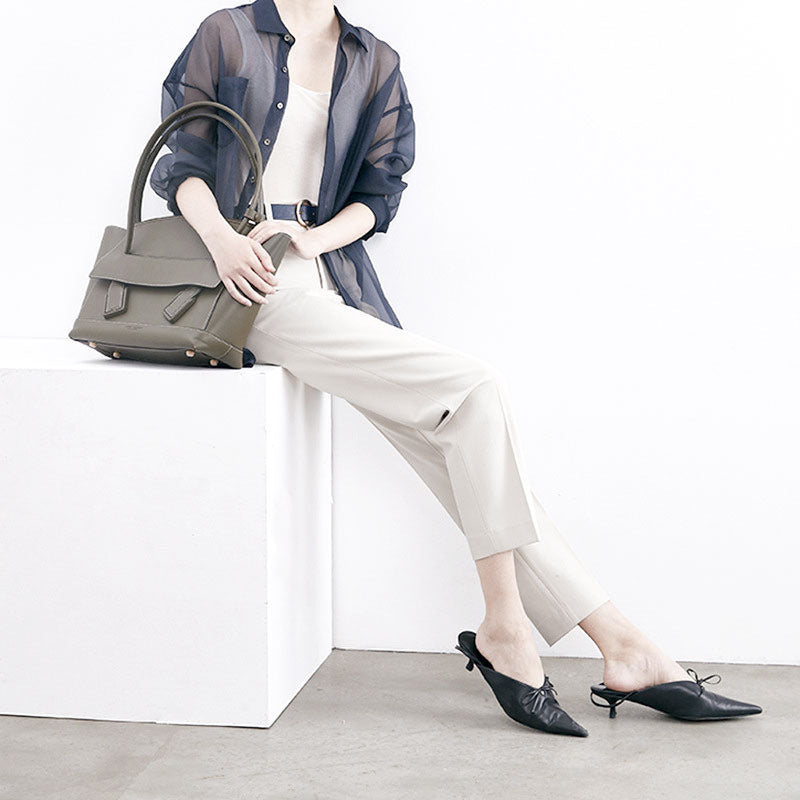 Ladies Elegant High-Waisted Suit Pants Chichicherry