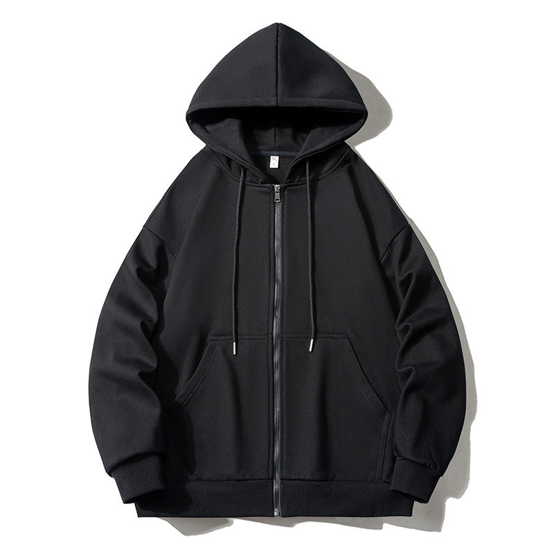 Men's hoodie zip-up jacket with full zip, oversized fit, and raglan sleeves Chichicherry