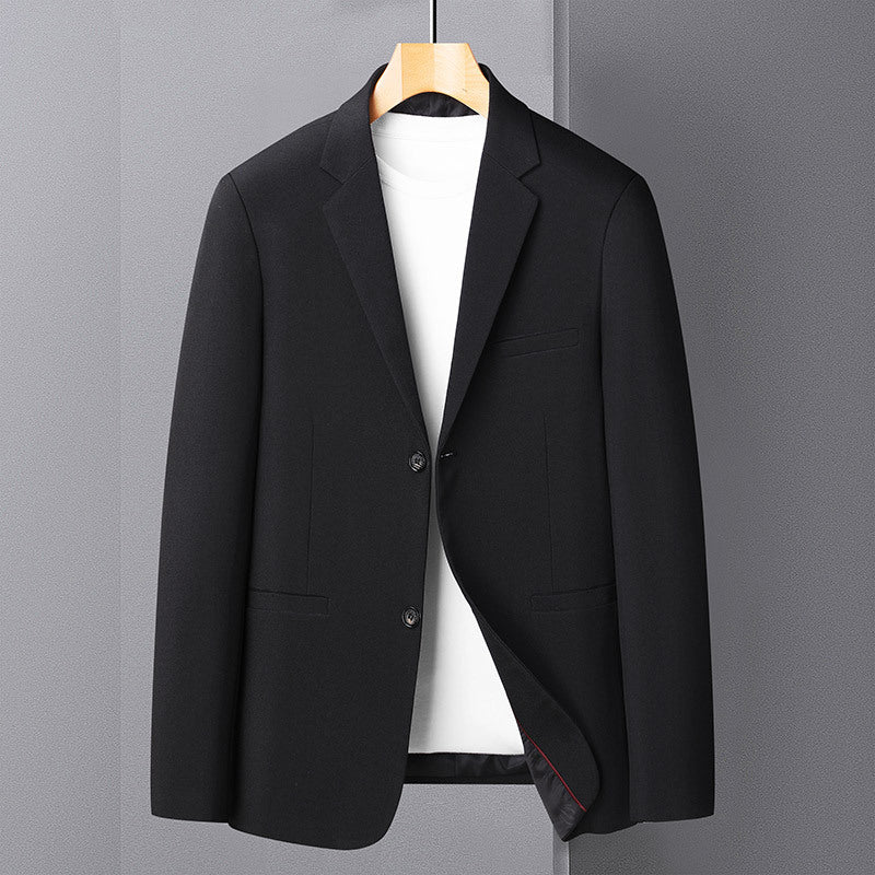 Men's blazer in linen look with slim silhouette and button closure Chichicherry