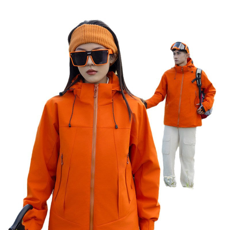 Men's two-layer softshell outdoor jacket with removable fleece inner layer, wind and water repellent Chichicherry