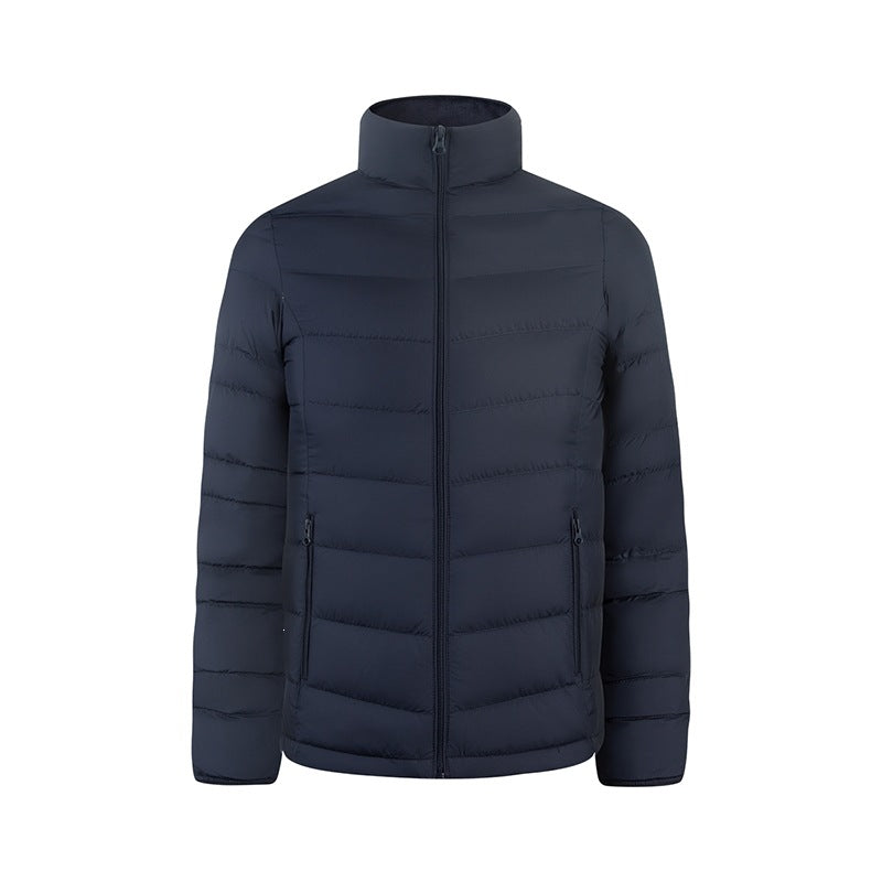 Men's Ultralight Quilted Down-imitating Jacket with Stand-up Collar Chichicherry
