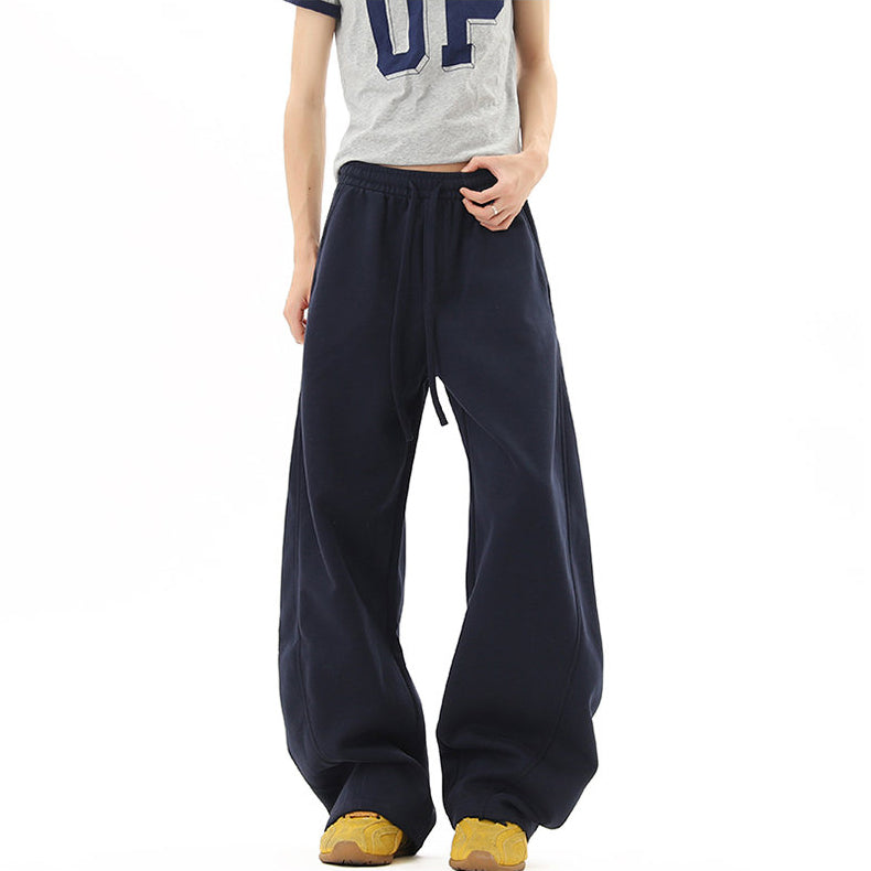Men's Wide Tech Cargo Pants with Utility Pockets and Adjustable Waist Chichicherry