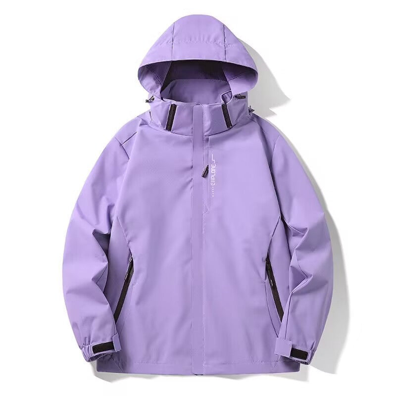 Men's Lightweight Softshell Functional Jacket with Breathable Mesh Lining and Adjustable Hood Chichicherry