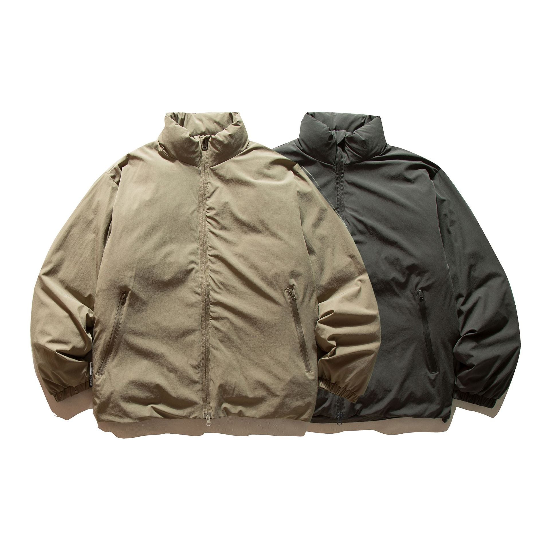 Men's short blouson with light thermal padding, high stand-up collar and elastic cuffs Chichicherry
