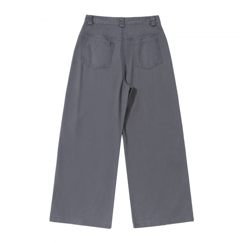 Women's wide cargo pants with tiered seam, high waist and wide leg Chichicherry
