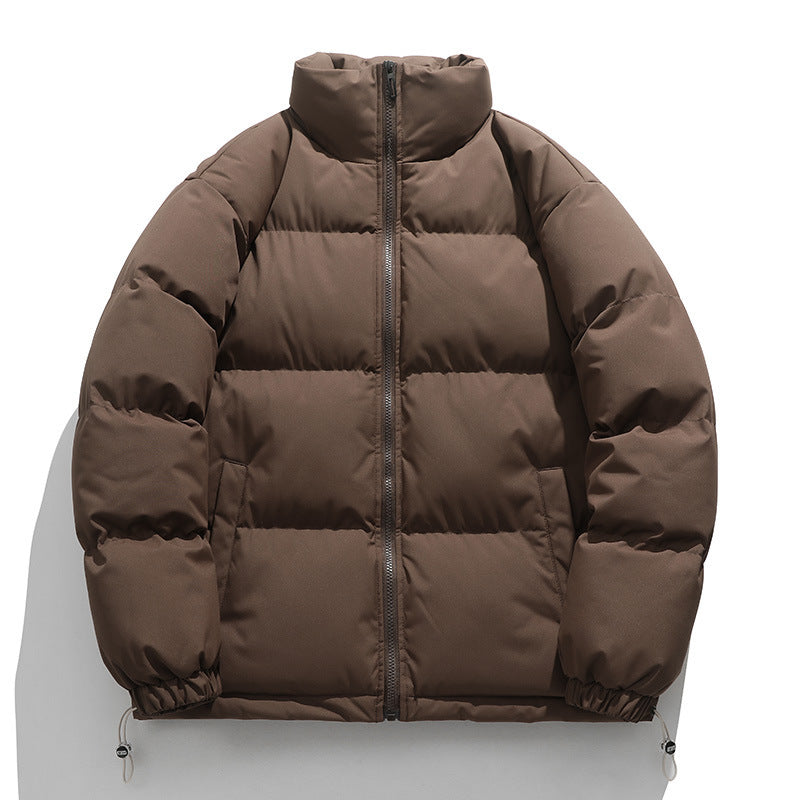 Unisex Padded Quilted Transitional Jacket with High Collar and Adjustable Hem Chichicherry