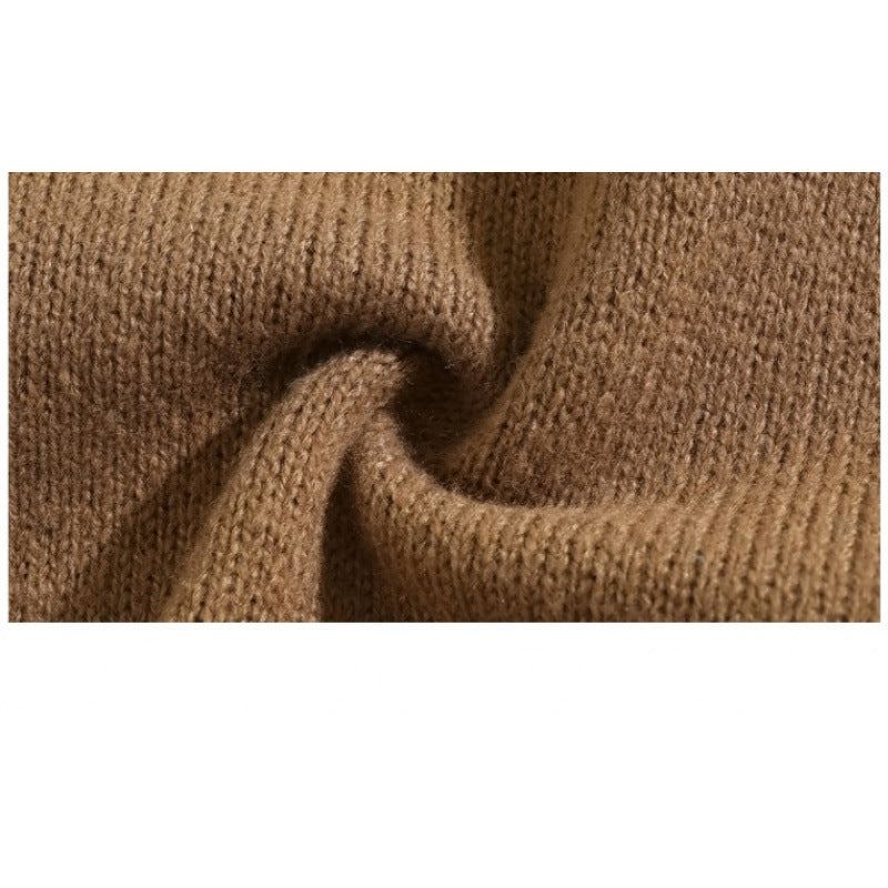 Herren Relaxed Hemdjacke-Cardigan aus Feinstrick mit Reverskragen und aufgesetzter Brusttasche Chichicherry