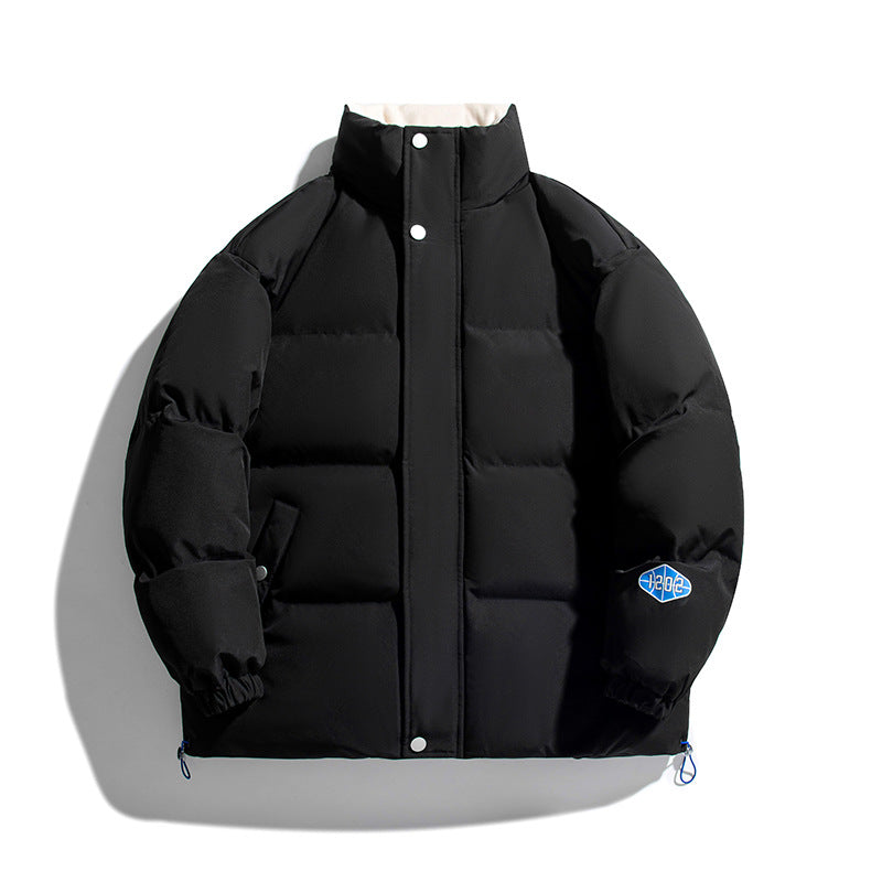 Unisex padded sleeveless quilted jacket with high stand-up collar, thermal insulation and drawstring hem Chichicherry