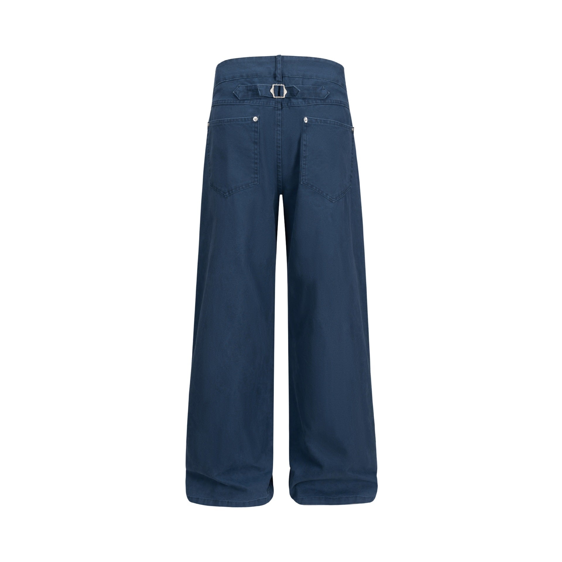 Women's High-Waisted Culotte Pants with Wide Leg and Minimalist Waistband Solution Chichicherry