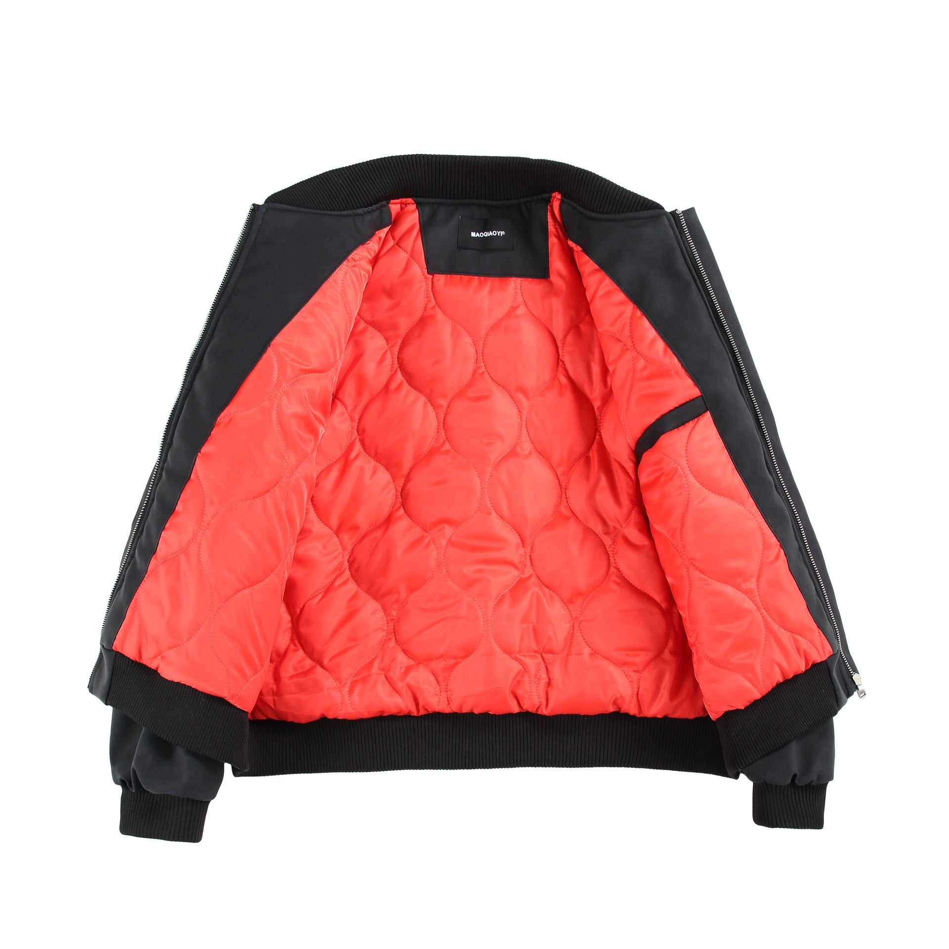 Unisex Oversize Bomber with minimalist front panel and structured seam design Chichicherry