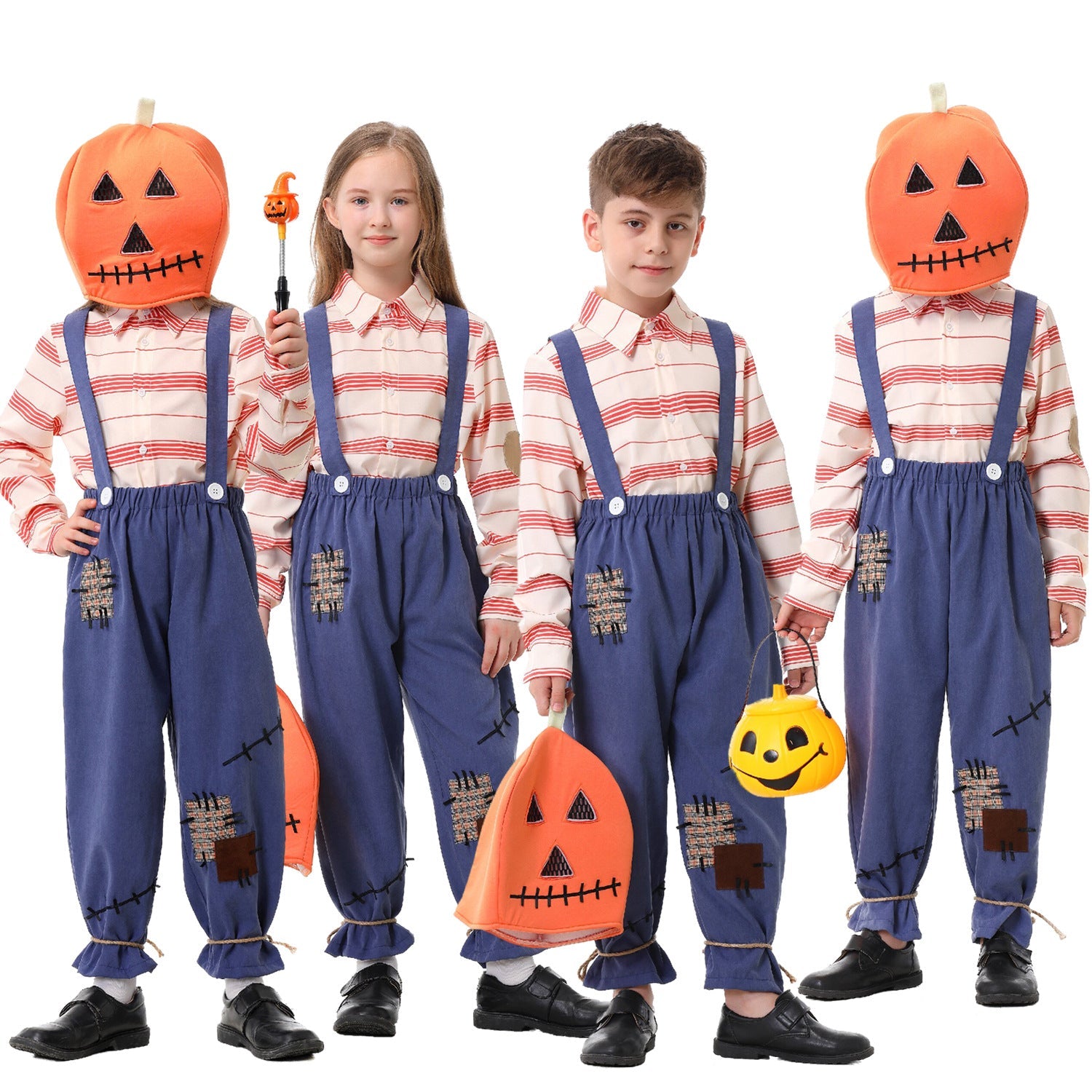 Children's Costume as Pumpkin Farmer Chichicherry