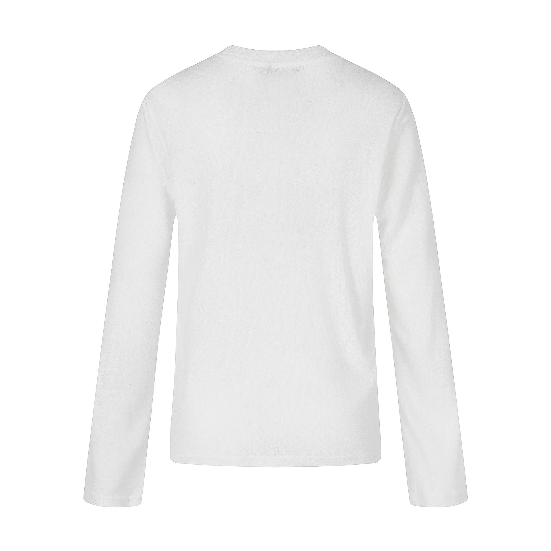 Unisex Long Sleeve Sweatshirt with Vintage Print and Crew Neck Chichicherry