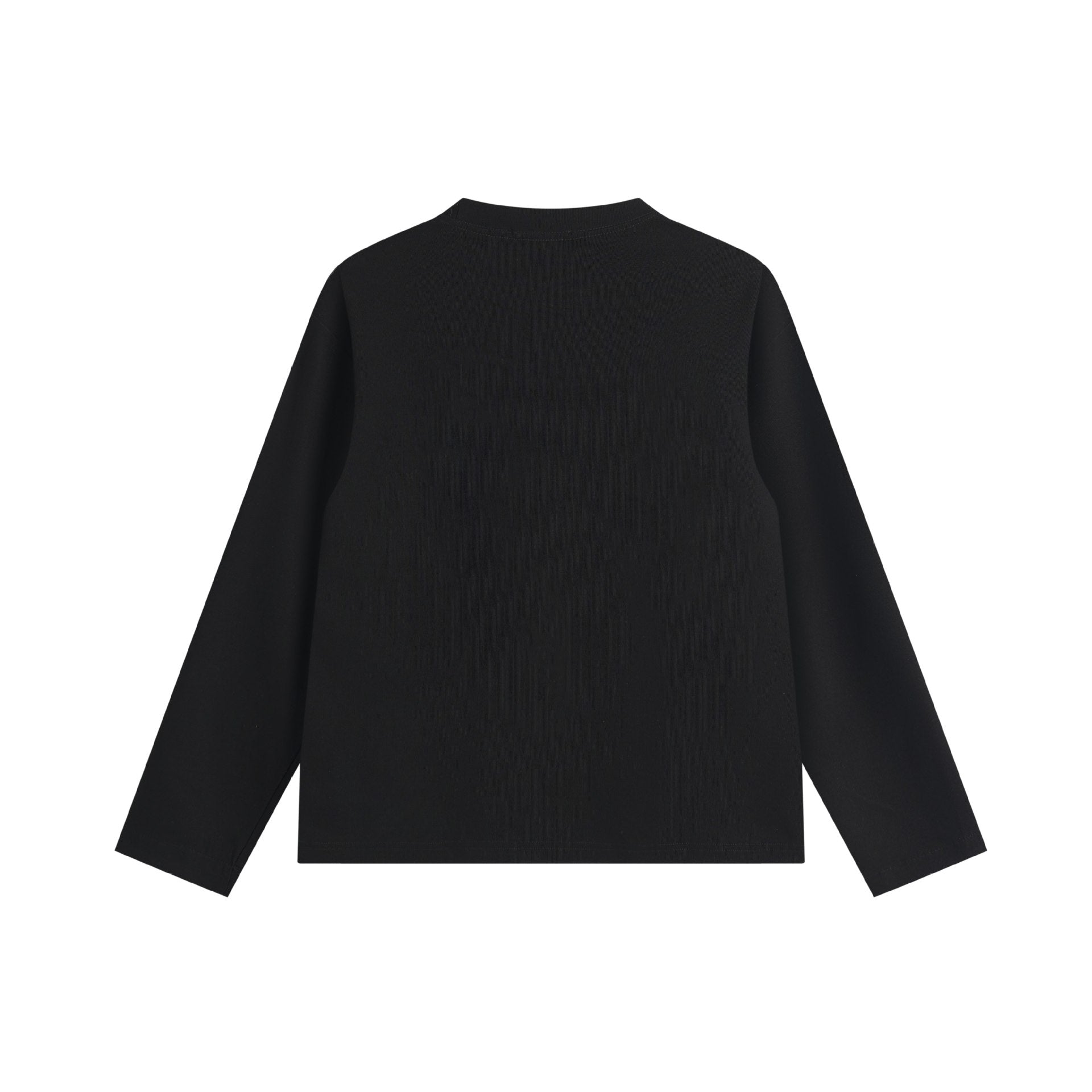 Unisex Oversize Sweatshirt with side snap button plackets and crew neck