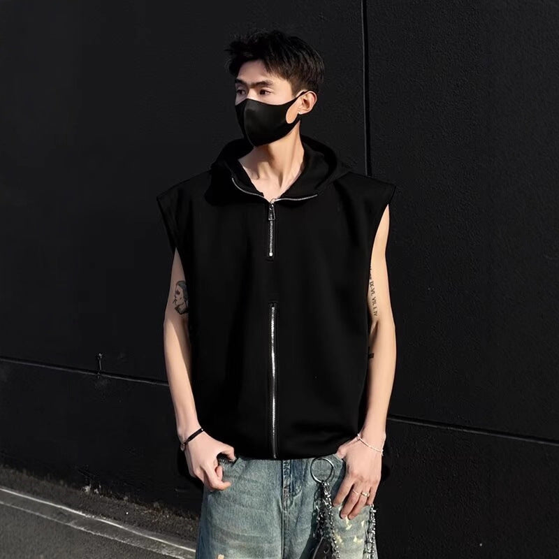 Men's Stylish Hooded Vest Chichicherry