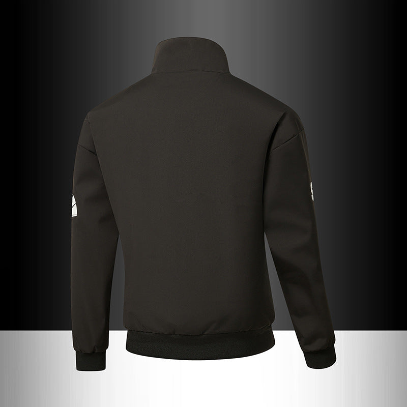 Men's Racing Sport Track Jacket in Retro Motorsport Style Chichicherry