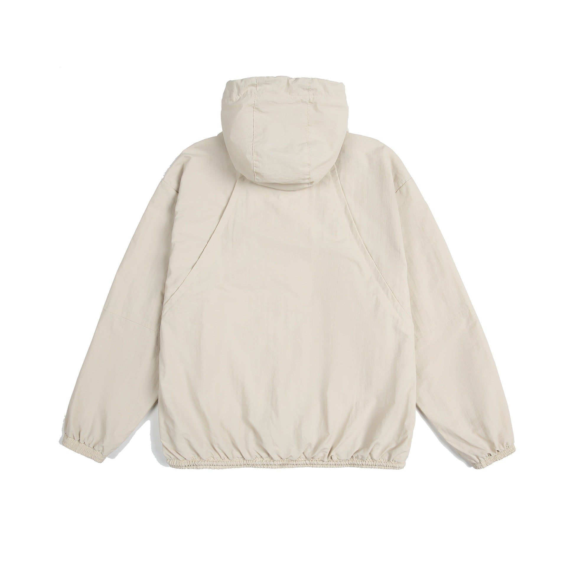 Unisex Lightweight Hooded Jacket in Oversize Parka Style with Drawstring Waist Chichicherry