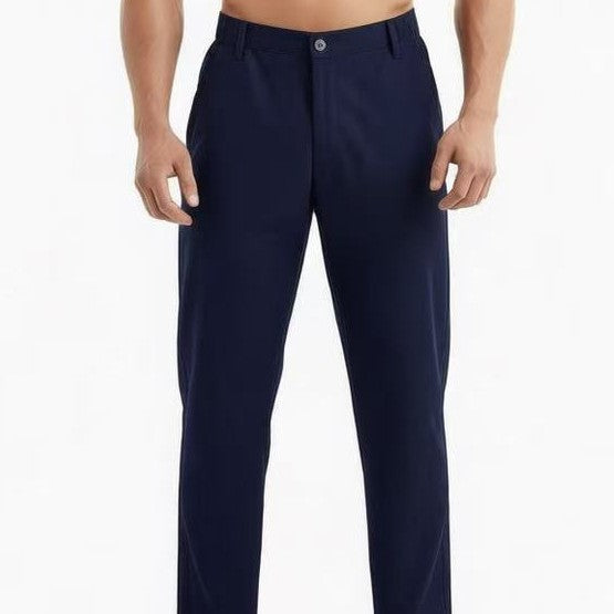 Men's Relaxed-Fit Lounge Pants in Chino Look with Comfort Waistband Chichicherry