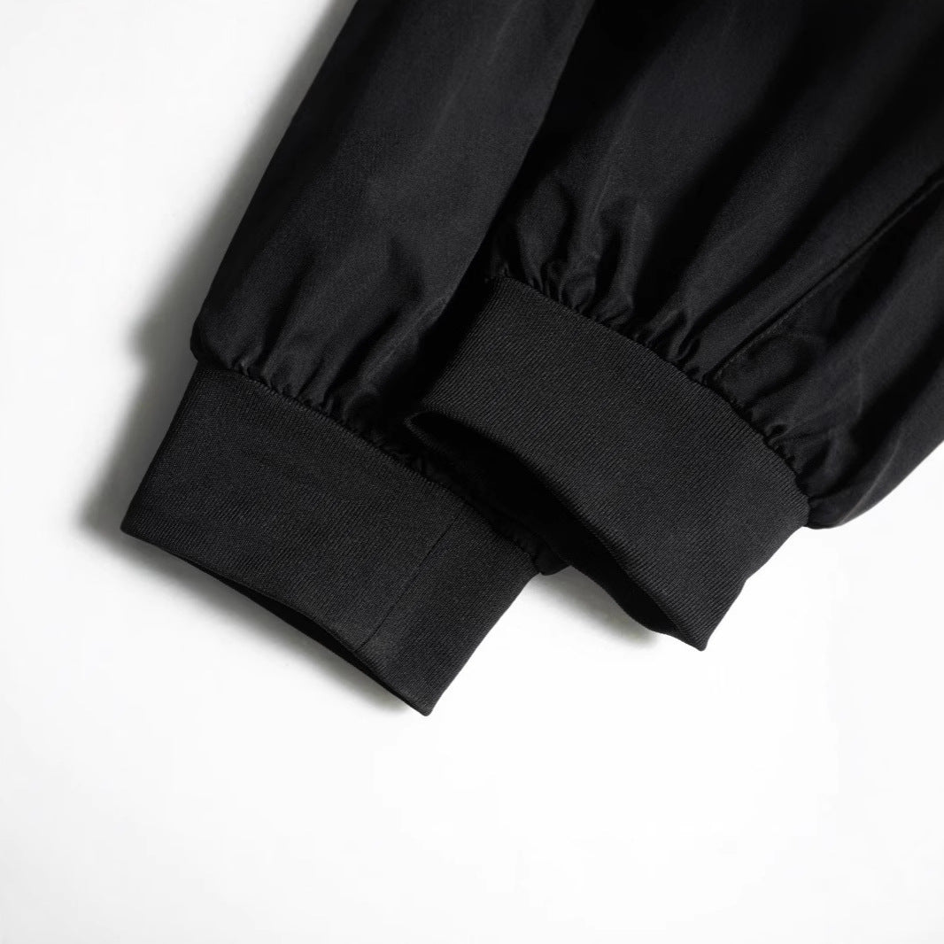 Men's tapered utility cargo pants in jogger style with multiple pockets, drawstring & elastic ankle cuffs Chichicherry